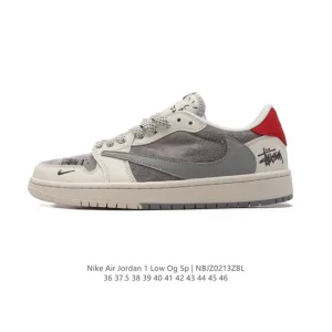 Jordan Air 1 Low OG SP Military Blue Reverse Swoosh Sneaker