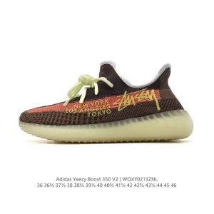Adidas Yeezy Boost 350 V2 Basf Running Shoes Primeknit Comfortable Sneakers