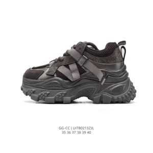 Gg Cc Luxury Chunky Sneakers for Women - Comfortable Platform Shoes