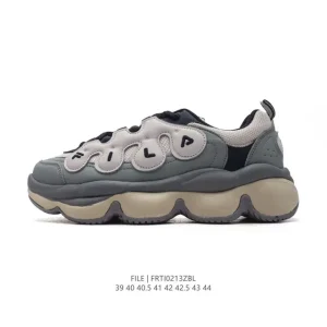 FILA Fusion Men's Chunky Dad Shoes White Leather Sneakers