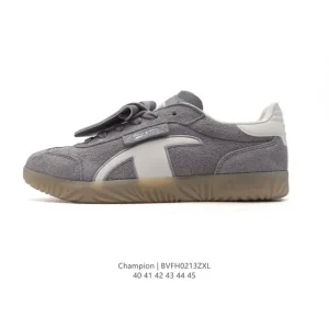 Champion Men's Classic Retro Thick Sole White Sneakers