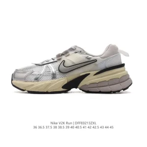 Nike V2K Run Retro Running Shoes Vintage Style with Cushioning