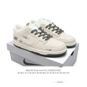 Nike SB Dunk Low Pro Vintage Leather Skate Shoes for Men and Women