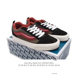 Vans Knu Skool VR3 LX Leather Chunky Retro Skate Shoes
