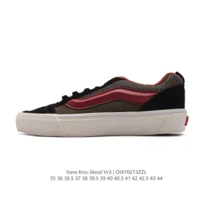 Vans Knu Skool VR3 LX Chunky Leather Retro Skate Shoes