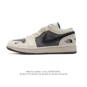 Jordan AJ1 Low North Face Collaboration Retro Basketball Shoes