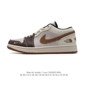 Jordan Air AJ1 Low North Face Collaboration Retro Basketball Shoes