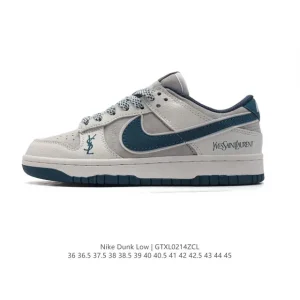 Nike Dunk Low Retro YSL Collaboration Vintage Basketball Skate Shoes