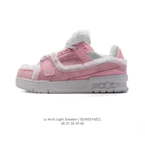 Louis Vuitton Trainer Sneaker Low Canvas Women Shoes
