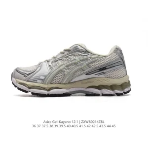 ASICS Kith Kayano 12.1 Light Sage Retro Running Sneakers