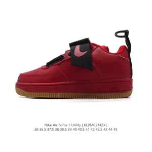Nike Air Force 1 Utility Bhm Qs Low Top Casual Sneakers BV7783-001