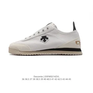 Descente Chron Retro Canvas Sneakers for Men and Women