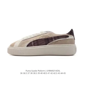 Puma Suede Platform Sneakers Rihanna Thick Sole Retro Style
