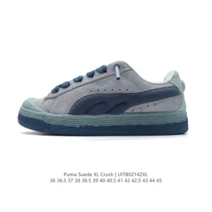 Puma Suede XL Crush Unisex Lifestyle Sneakers Puma Black Shadow Gray
