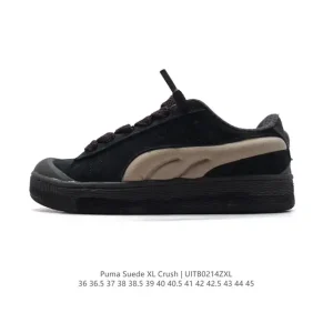 Puma Suede XL Crush Unisex Lifestyle Sneakers Puma Black Shadow Gray
