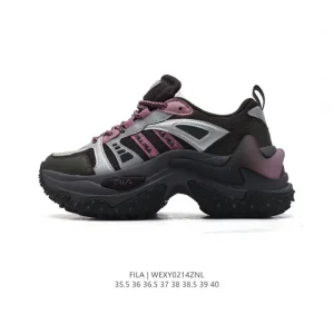 Fila Fusion Chunky Sneakers for Women, Retro Street Style, Platform Sole