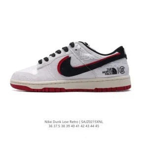 Nike Dunk Low Retro North Face Collaboration Vintage Basketball Skateboarding Shoes