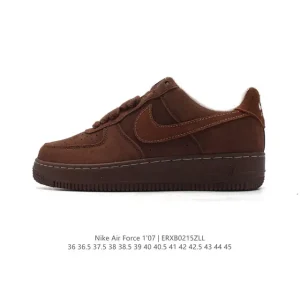 Nike Air Force 1 Low White Leather Casual Sneakers for Men and Women