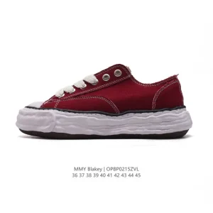 Mmy Maison Mihara Yasuhiro Blakey Canvas Low Sneakers
