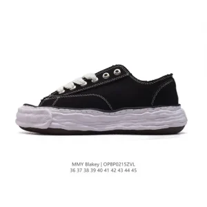 Mmy Maison Mihara Yasuhiro Blakey Canvas Low Sneakers