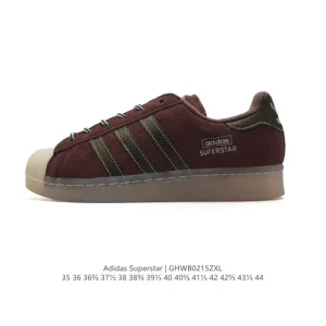 Adidas Superstar 82 Classic Shell Toe Leather Sneakers
