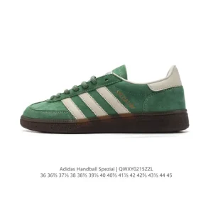Adidas Handball Spezial Low Cut Leather Sneakers Classic Three Stripes