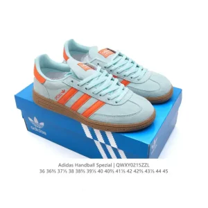 Adidas Handball Spezial Low Cut Leather Sneakers Classic Three Stripes Vintage Style