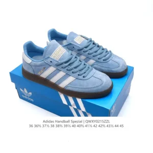 Adidas Handball Spezial Low Cut Leather Sneakers Classic Three Stripes Vintage Style