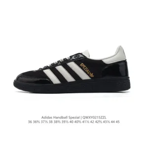 Adidas Handball Spezial Low Cut Vintage Sneakers with Rubber Sole and Three Stripes