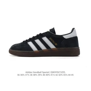 Adidas Handball Spezial Low Top Leather Sneakers Classic Stripes