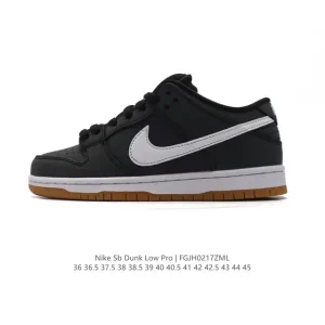 Nike SB Dunk Low Pro CD2563 Vintage Leather Skateboarding Shoes