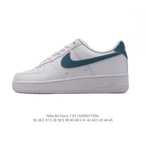 Nike Air Force 1 07 Low White Leather Casual Sneakers for Men and Women