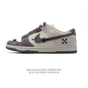 Nike Dunk Low Retro Vintage Basketball and Skateboarding Shoes