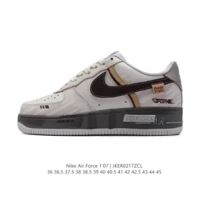 Nike Air Force 1 Low White Leather Sneakers for Men and Women