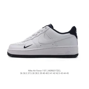 Nike Air Force 1 Low White Leather Sneakers for Men and Women