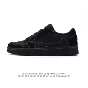 Jordan Air 1 Low OG SP Military Blue Reverse Swoosh Sneakers