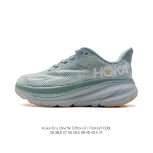 HOKA Clifton 9 Women's Lightweight Cushioned Running Shoes