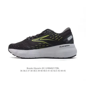 Brooks Glycerin 20 Nitrogen Cushioning Running Shoe for Men and Women