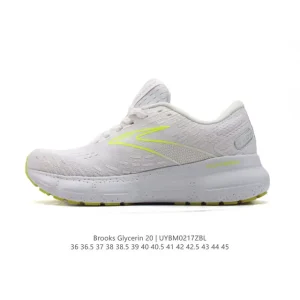 Brooks Glycerin 20 Nitrogen Cushioning Running Shoe for Men and Women