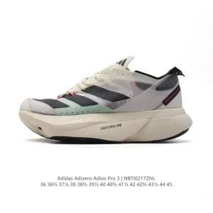 Adidas Adizero Adios Pro 3 Carbon Plate Running Shoes for Men and Women