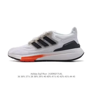 Adidas EQ21 Run Knit Mesh Running Shoes with Cushioned Sole