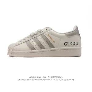 Adidas Superstar Gucci Collaboration Classic Shell Toe Sneakers