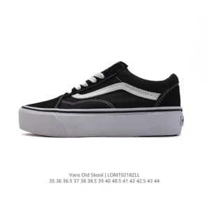 Vans Old Skool Low Top Skate Shoes with Thick Sole for Men and Women