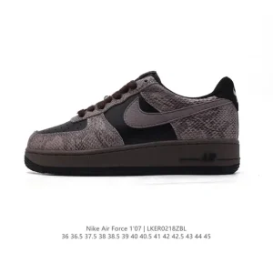 Nike Air Force 1 Low White Leather Casual Shoes for Men and Women