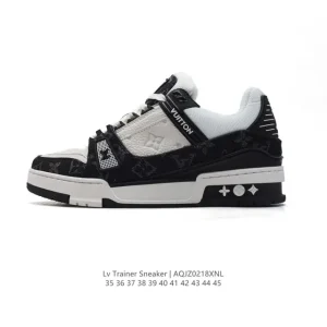Louis Vuitton Trainer Sneaker Low Top Fashion Luxury Shoes