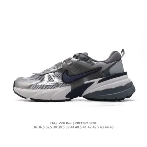 Nike V2K Run Retro Running Shoes with TPU Stability and Double Layer MD Foam