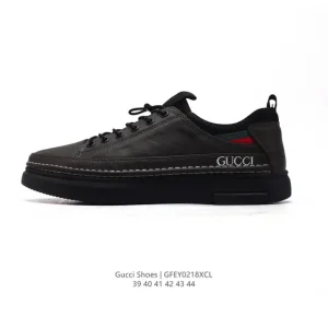 Gucci Rhyton Platform Leather Sneakers White Men 2024 New Release