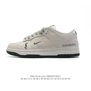 Nike Dunk Low Retro YSL Collaboration Vintage Basketball Sneakers