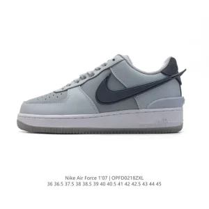 Nike Air Force 1 Ambush Low SP Leather Sneakers with Extended Swoosh