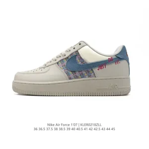 Nike Air Force 1 Low White Leather Casual Sneakers for Men and Women